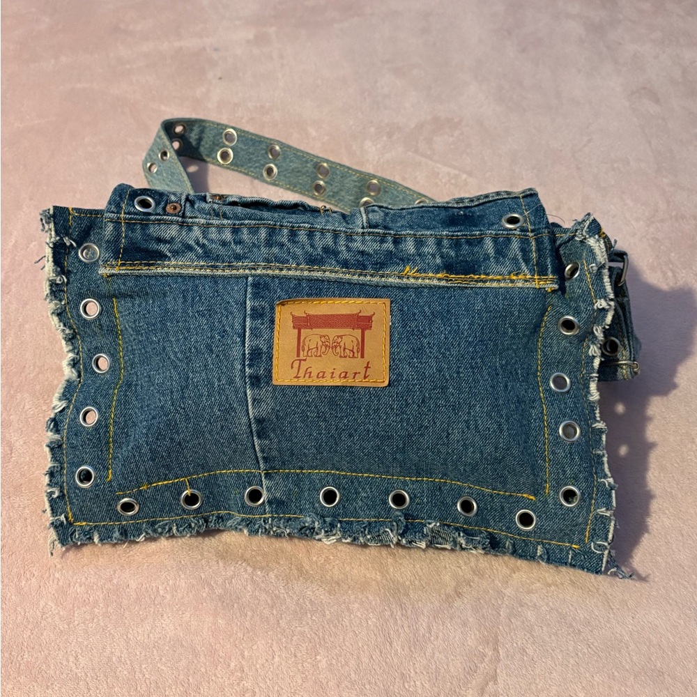 Denim Blue Crossbody Bag by